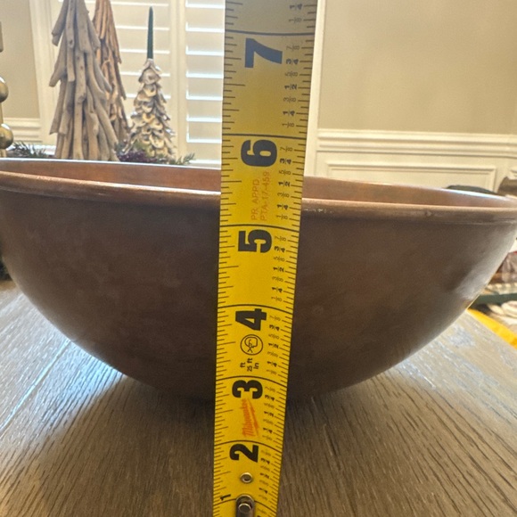 Ludell Copper 12" Mixing Bowl Made In Italy - Picture 5 of 7